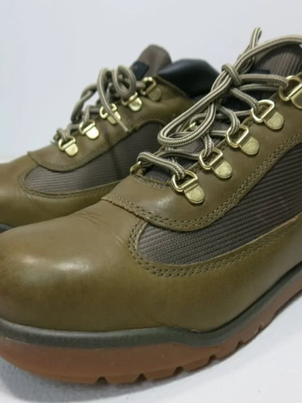 Timberland 38936M 5754 Boy's Leather Canvas Hiking Boots Footwear Shoes 6.5 M